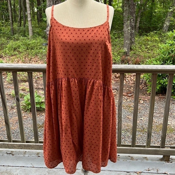 Loft oversized baby doll dress with spaghetti straps Size M NWT - Picture 1 of 10